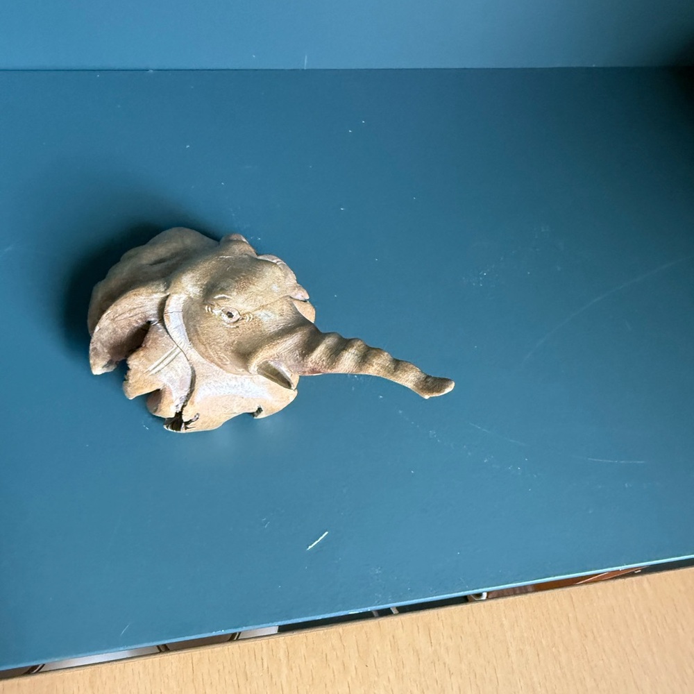 Wooden Elephant Figurines